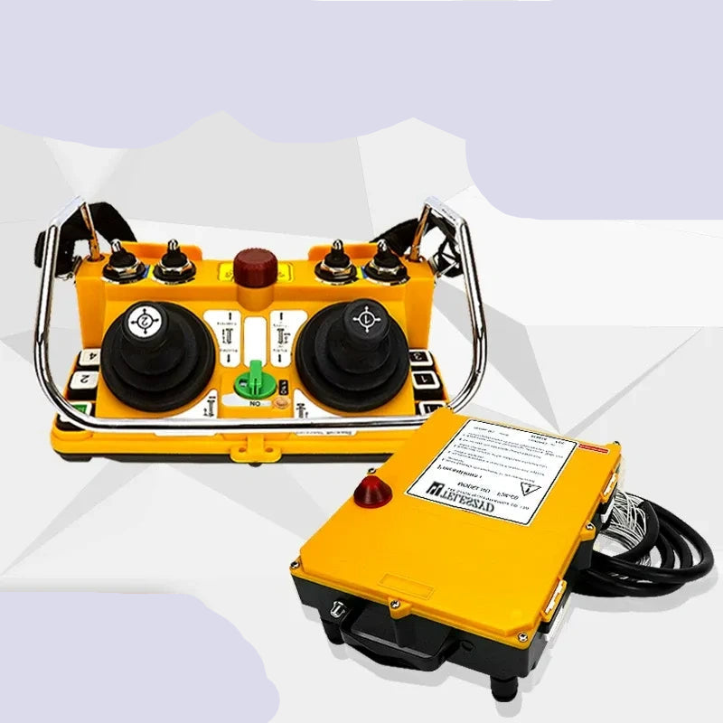 F24-60 joystick remote, V Segment 24v 1 Transmitter 1 Receiver radio control,5 speed joystick remote, emergency stop crane remote, 
