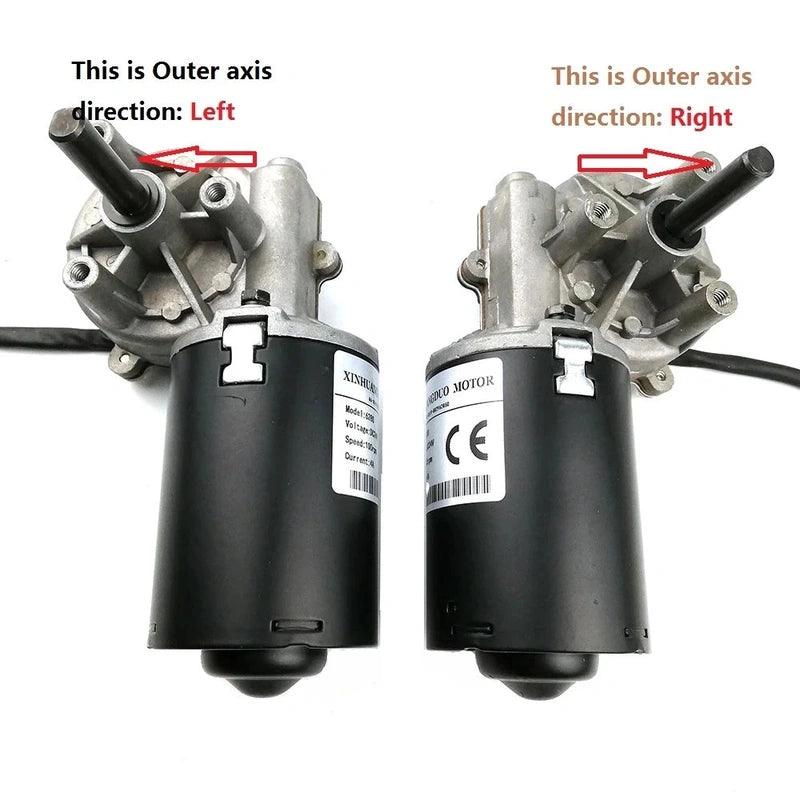 47572285849793|47572285882561|47572285915329|47572285948097|24VDC High Torque Worm Gear Reducer Motor 30rpm 50rpm 100rpm Worm Gear Motor Wiper Barbecue Grill Motor Turn Right Or Left|47572286046401