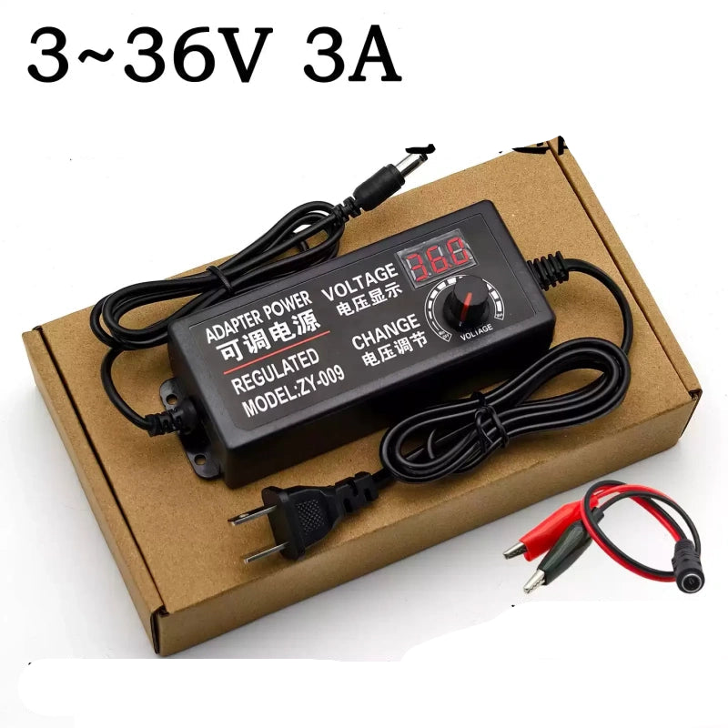 adjustable dc power supply, variable voltage adapter, 3V-36V 3a power adapter, dc motor speed controller, led dimmer power supply,220V to 3-36V power supply