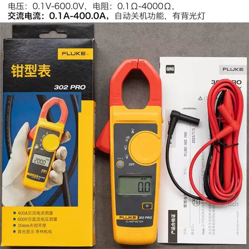 Fluke Clamp Meter,AC Digital Clamp Meter ,302PRO ,HVAC Tools ,Industrial Maintenance
