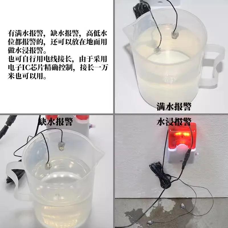 304 Probe Water Level Alarm Full water, short water, Overflow water Leve Water Immersion Industrial induction Alarm Household