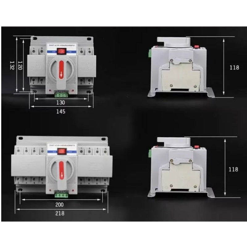 ats transfer switch,dual power automatic changeover switch,automatic mains backup switch,2p 4p cb class ats switch,ac220v 400v power switch,10a~63a dual power transfer,home generator auto transfer switch,solar power changeover breaker,overload undervoltage protected ats