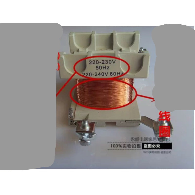 Schneider Contactor Coil, Replacement Coil for LC1-D40/D50/D65/D80/D95, LC1-D Coil, AC Contactor Coil, 24V/36V/48V/110V/220V/380V Coil, Pure Copper Contactor Coil, Schneider LC1-D Series Repair Part, Industrial Control Coil, Schneider Electric Contactor Accessory