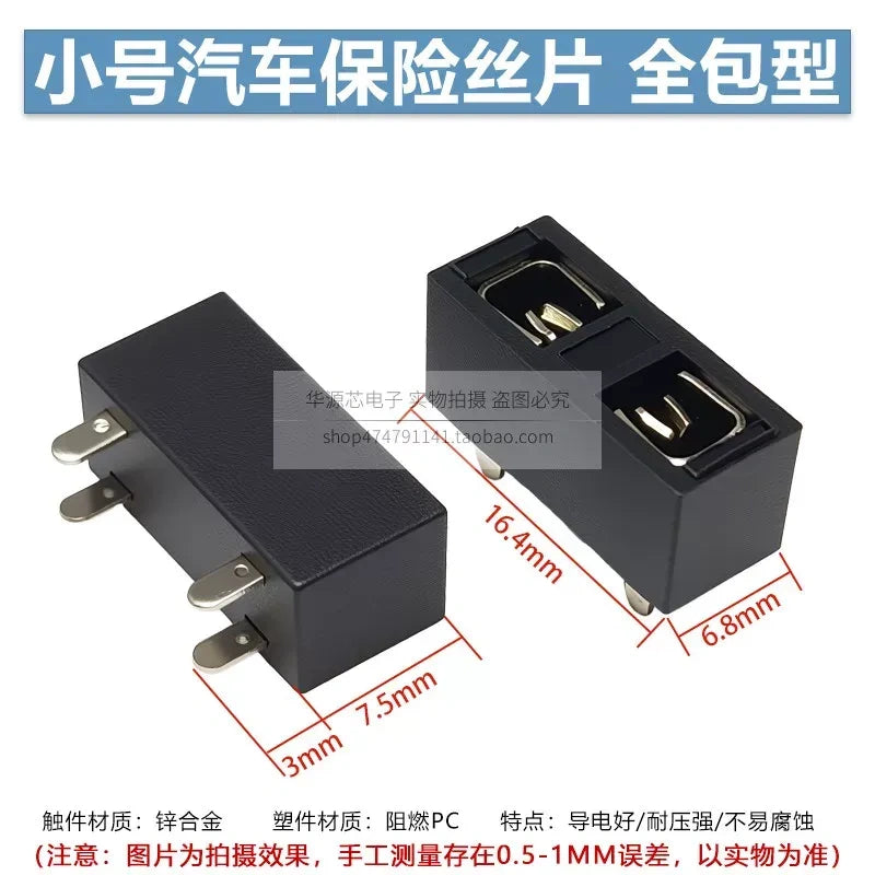 Fuse tap adapter full cover for Mini Blade Fuse Set,  32V DC Automotive Fuse for Car, Motorcycle, Electric Bike