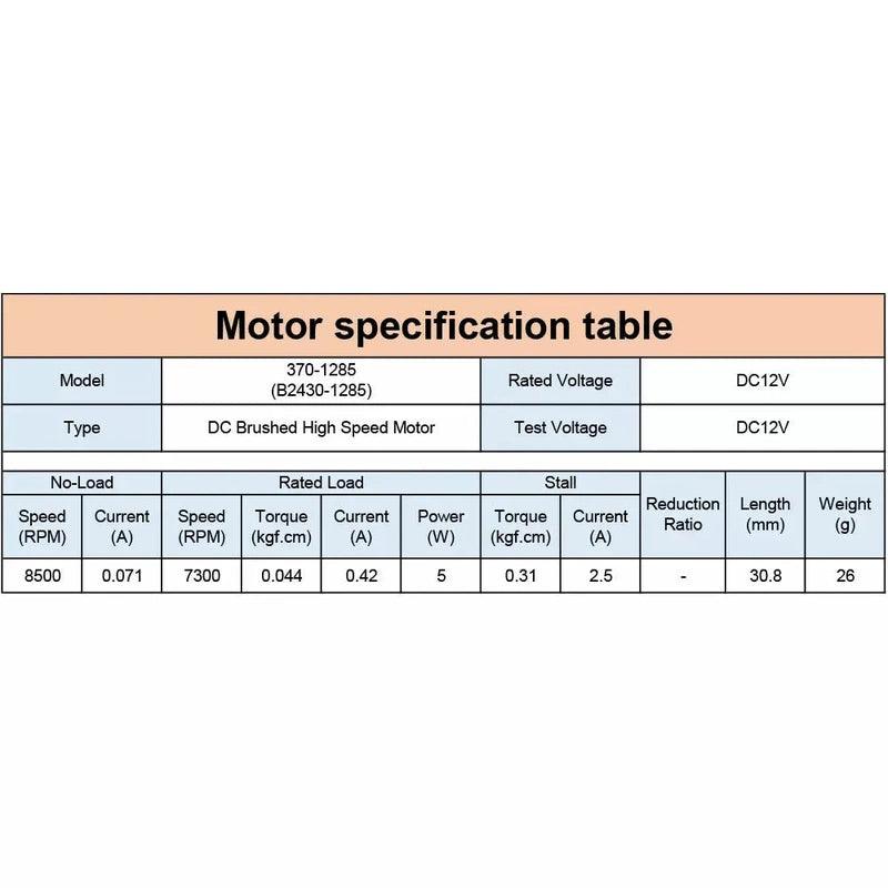 dc motor for toy car