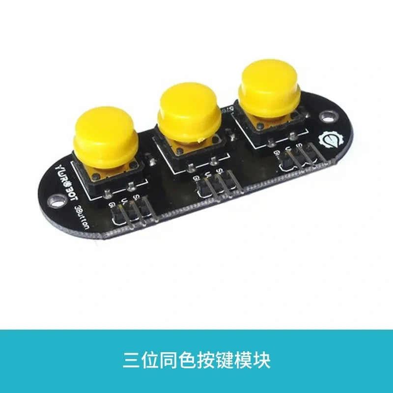 Arduino Push Button Module 2/3/4/6/8 Keys, 3.5V-5V Digital Input Electronic Block with Optional Plastic Housing