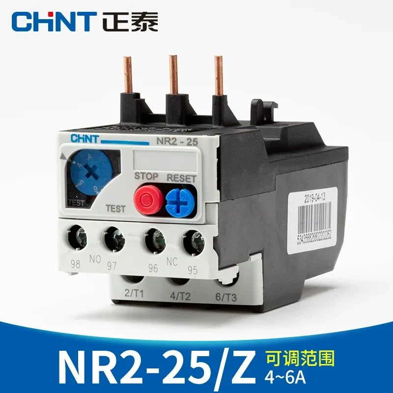 CHINT thermal overload relay, NR2 relay, CHINT NR2-25 4-6A