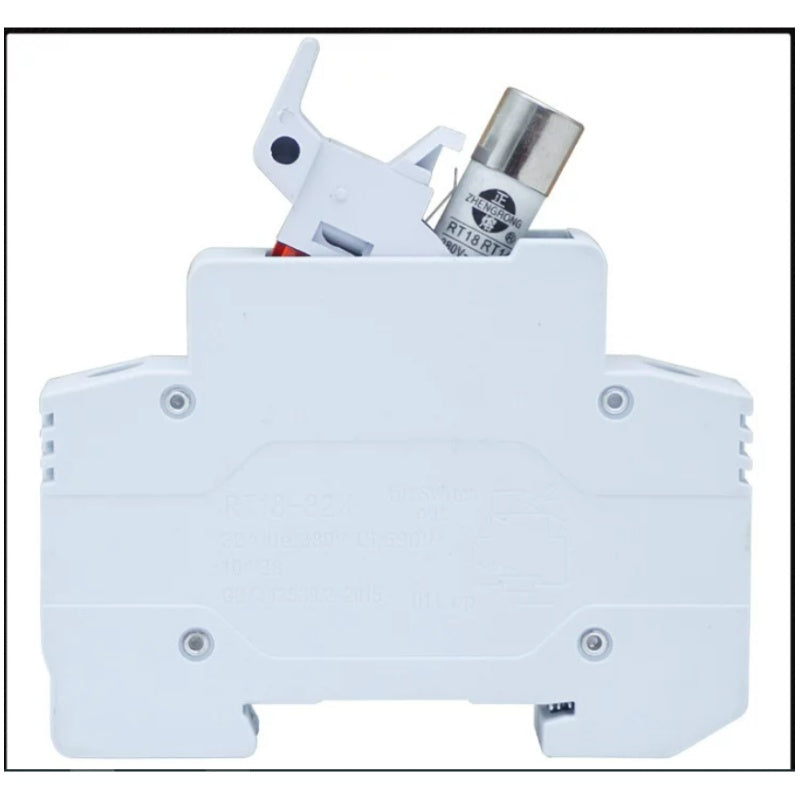 rt18‑32x fuse holder,10x38mm fuse base,din rail fuse holder,32a fuse holder,rt18‑32 fuse socket,1p 2p 3p 4p fuse holder,690v cartridge fuse base,industrial fuse holder,control cabinet fuse base,overcurrent protection base
