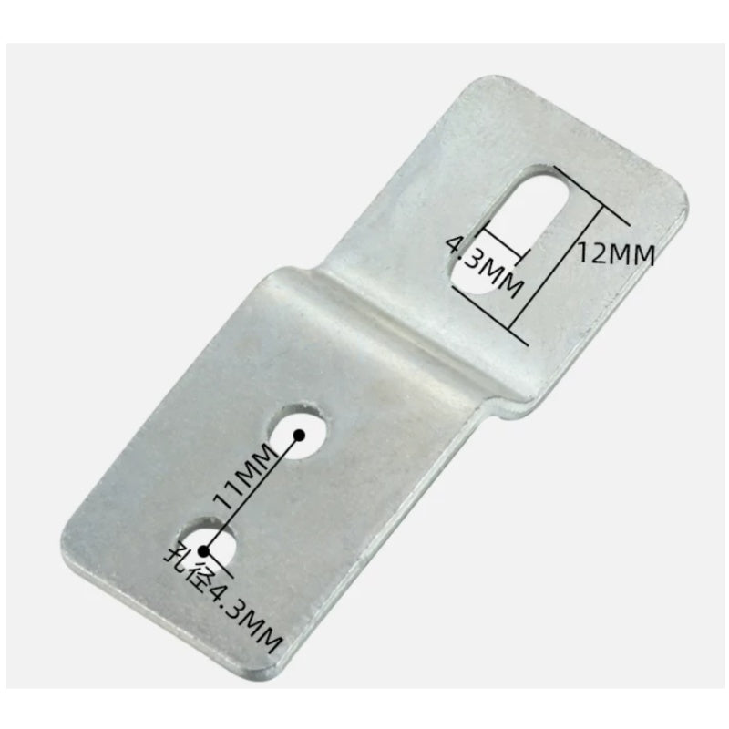 mounting bracket,enclosure hanging tab,L‑shape wall bracket,cast aluminum box fixing feet,junction box wall mount part,galvanized metal bracket,electrical enclosure hardware,wall‑mount hanging angle