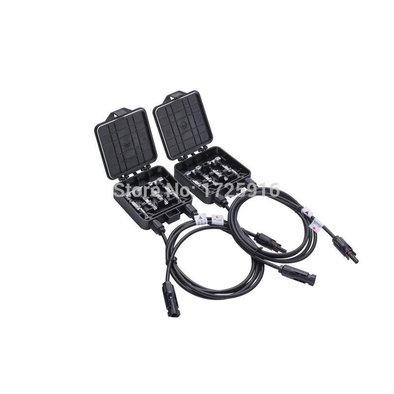 50 Pcs = A Lot TUV/ PV-Junction Box for PV Mould 4 Rails 3 Diode Solar Junction Box FS0156,5 solar splice box