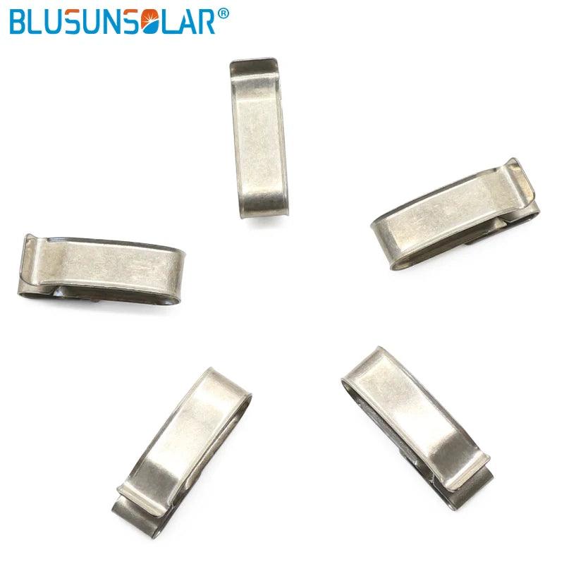 500 PCS /Lot 304 Material Big Size 4 X 4mm2 PV Cable Clip /Clamp for PV Solar Cable Wire