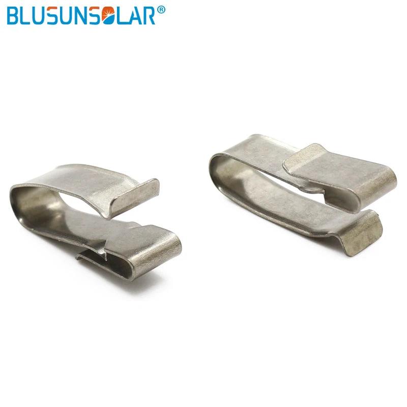 500 PCS /Lot 304 Material Big Size 4 X 4mm2 PV Cable Clip /Clamp for PV Solar Cable Wire