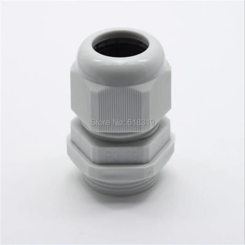 50pcs/lot PG13.5 Cable Gland IP68 Waterproof Connector Diameter 3-6.5mm Nylon Plastic Wire Glands