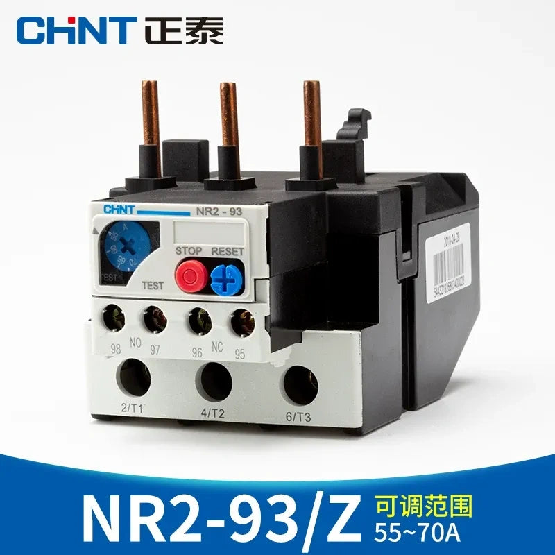 CHINT thermal overload relay, NR2 relay, CHINT NR2-93 55-70A