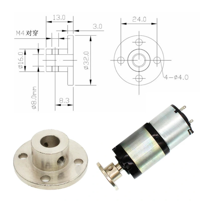 36GP 3429 Planetary Gear DC Motor| 6-24V