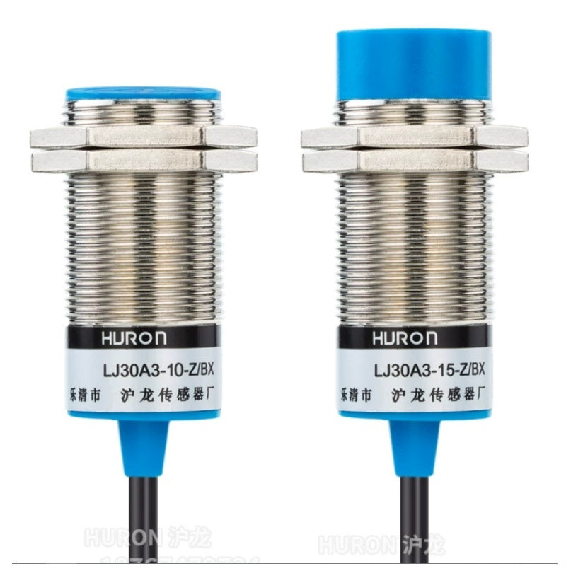 LJ30A3 proximity sensor, M30 inductive switch, 15mm proximity sensor, 10mm proximity switch, long distance metal detector, NPN proximity switch, PNP proximity sensor, 24V limit switch, NO NC proximity switch, flush mount sensor, non-flush proximity switch, industrial automation sensor, waterproof proximity switch, HURON proximity sensor