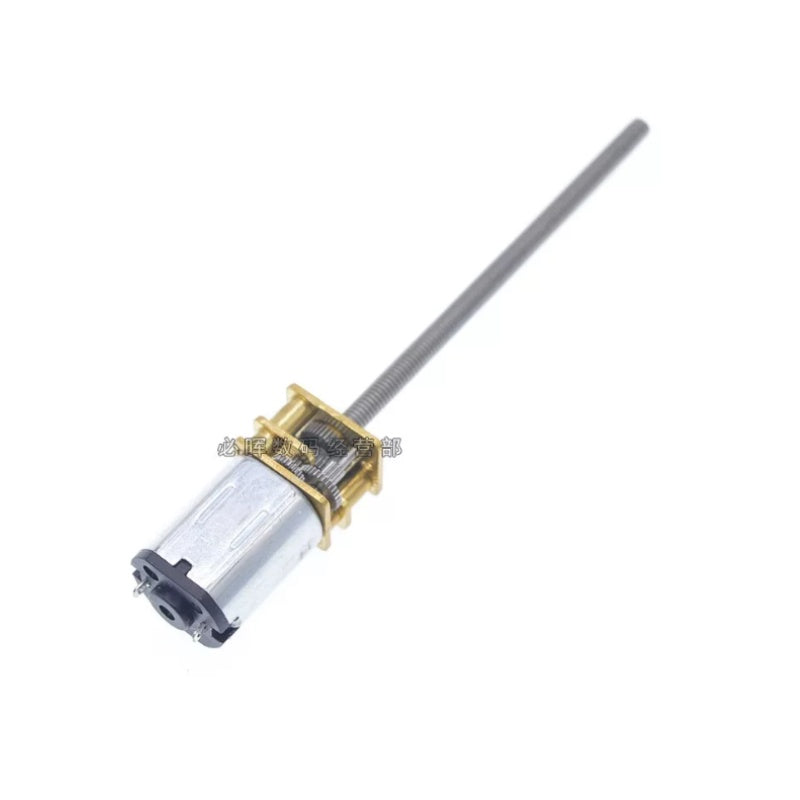 N20 dc gear motor,M3*55 threaded shaft motor,micro screw shaft reduction motor,3v 6v 12v n20 motor,mini threaded dc motor,T‑flange n20 motor,small diy gear motor,micro robotic drive motor