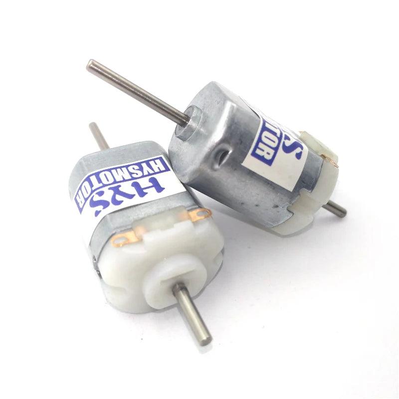5pcs 1.5-12V DC Strong Magnetic Axis Carbon Brush 130 Motor 6V 12V 3000/5400RPM Toy Motor TOP Quality DIY