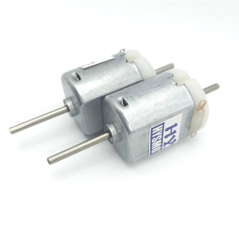 5pcs 1.5-12V DC Strong Magnetic Axis Carbon Brush 130 Motor 6V 12V 3000/5400RPM Toy Motor TOP Quality DIY