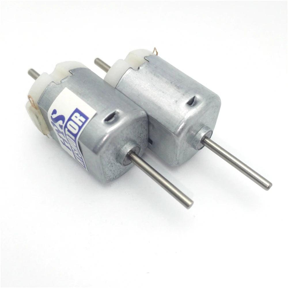 5pcs 1.5-12V DC Strong Magnetic Axis Carbon Brush 130 Motor 6V 12V 3000/5400RPM Toy Motor TOP Quality DIY