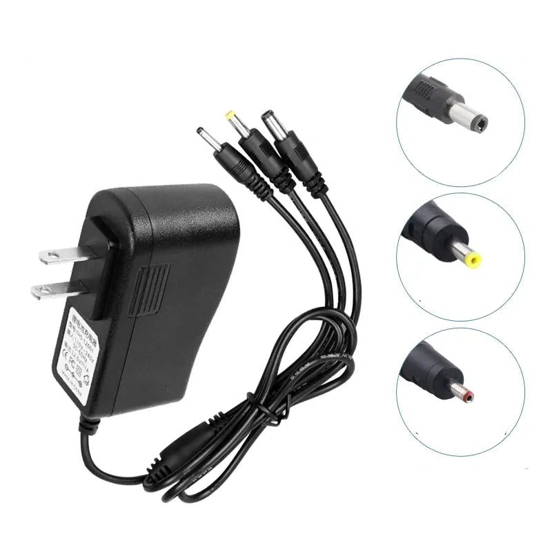 5V 3A fast laser charger, 15W 1-to-3 laser adapter, multi-battery laser level charger, 3A 5.5mm DC power supply