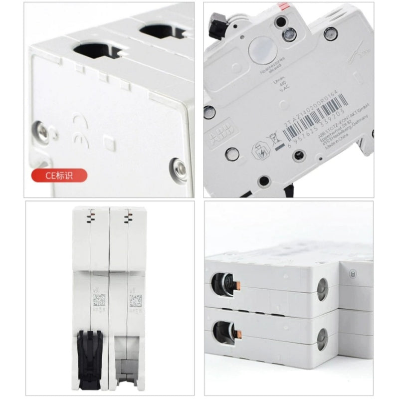 ABB SH200, ABB miniature circuit breaker, SH200 MCB, ABB air switch, 
1P 2P 3P 4P MCB, ABB SH200 1A 2A 3A 4A 6A 10A 16A 20A 25A 32A 40A 50A 63A 80A 100A 125A, DIN rail miniature breaker, C curve D curve B curve MCB, Overload short circuit protection, household distribution circuit breaker, modular air switch, low voltage protection breaker, Genuine original ABB SH200 series, authentic ABB MCB support inspection, res