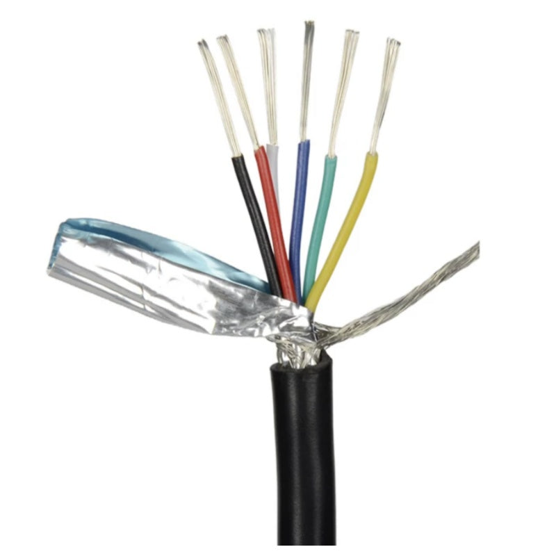 1M UL2464 Multi-Core Double Shielded Cable 2/3/4/5/6/7/8/9/10/12 Core 14AWG~28AWG Tinned Copper Wire