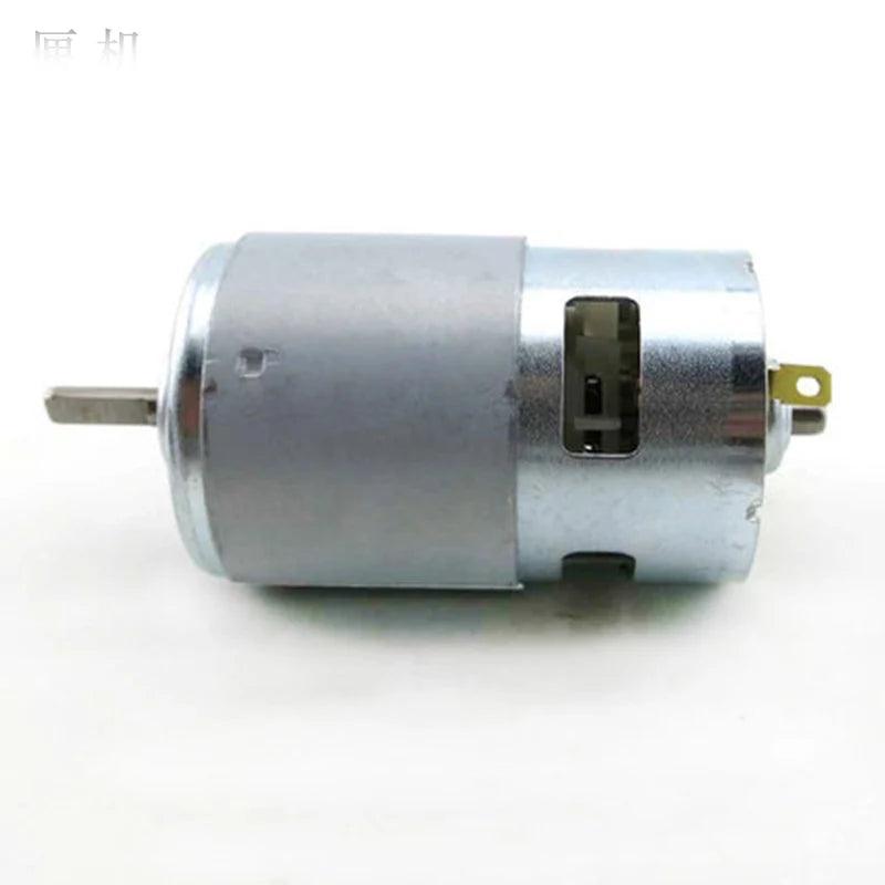 775 DC Motor Shaft D Length 16mm High Speed 12V 4500rpm PWM DC12V-24V Ball Bearing Low Noise Electric DIY Drill Tools Cut Engine