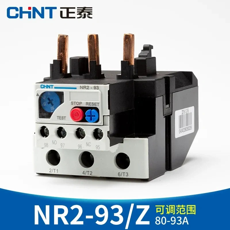 CHINT thermal overload relay, NR2 relay, CHINT NR2-93 80-93A