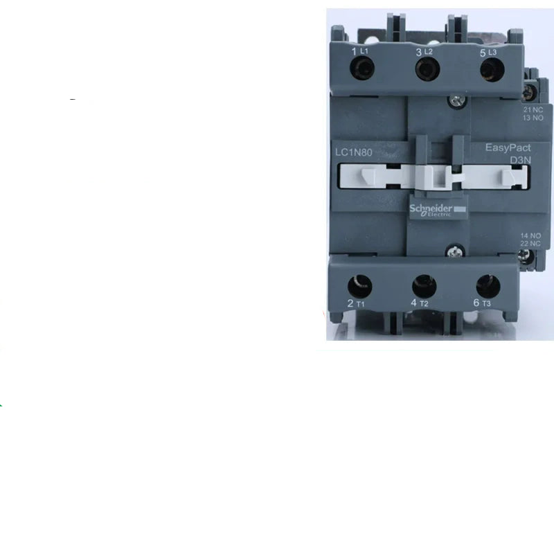 LC1N80 80A 1NO1NC SCHNEIDER CONTACTOR,Schneider EasyPact D3N LC1N 3-Pole Contactor 