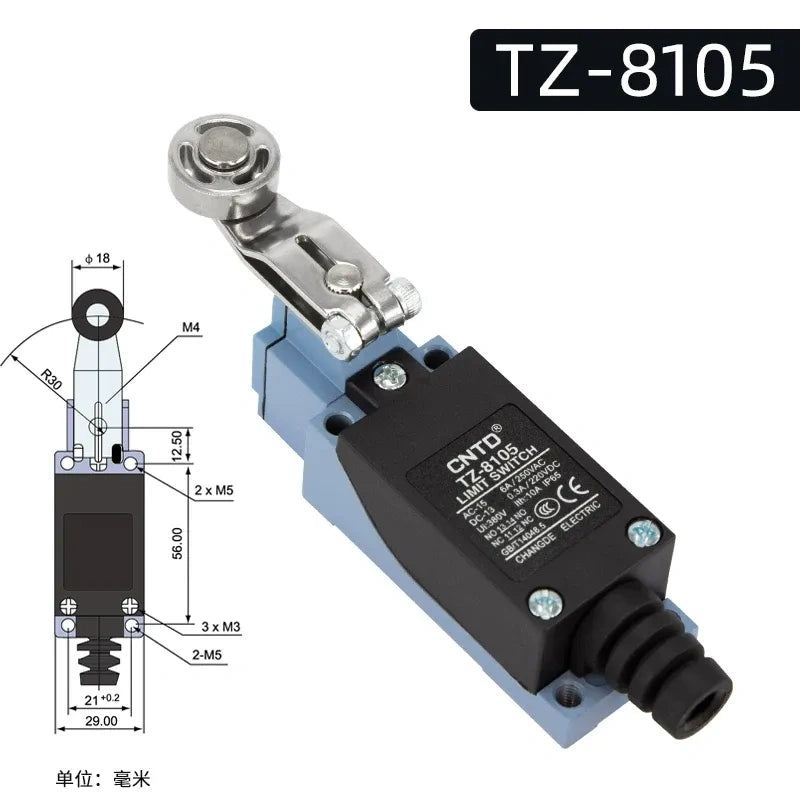 CNTD TZ-8105 Limit Switch ,Travel Limit Switch ,Industrial Micro Switch 