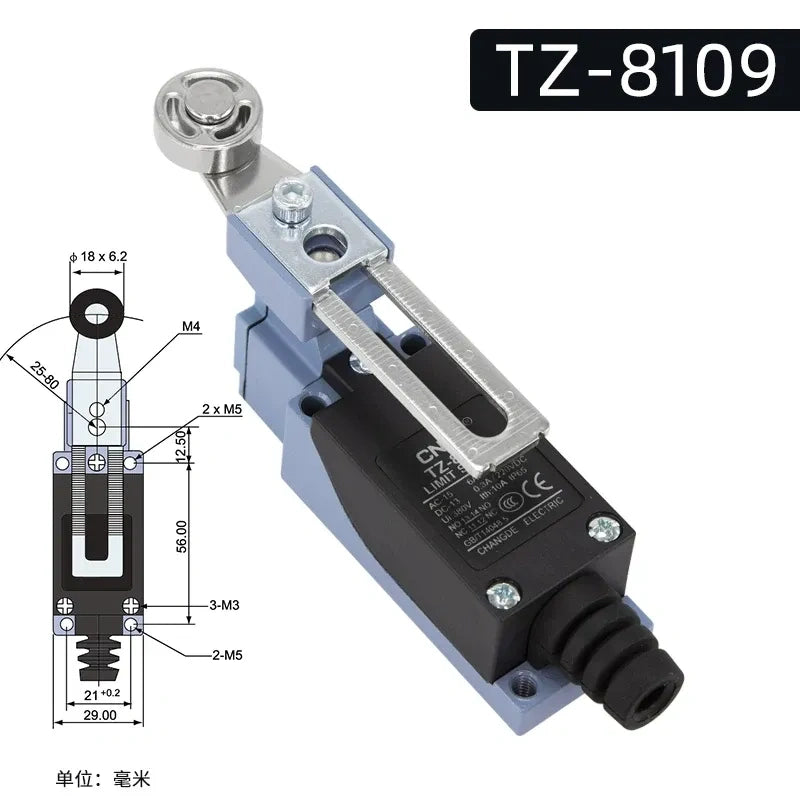 CNTD TZ-8109 Limit Switch ,Travel Limit Switch ,Industrial Micro Switch 