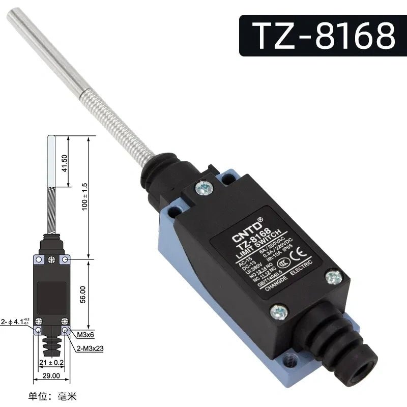 CNTD TZ-8168 Limit Switch ,Travel Limit Switch ,Industrial Micro Switch 