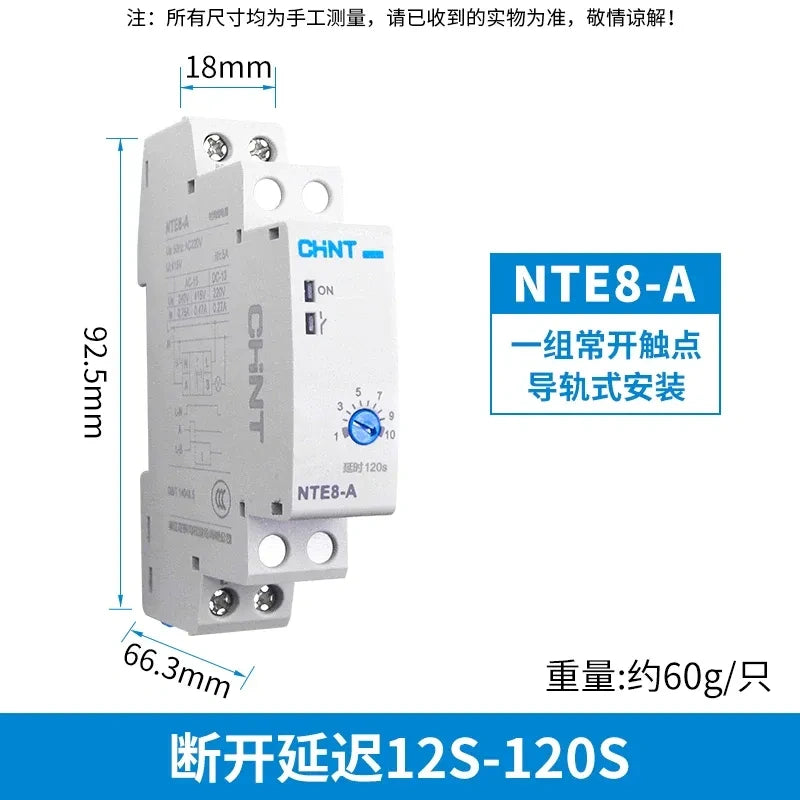 chint nte8 time relay,NTE8A Signal Break Delay Type,NTE8A Signal Break Delay 12~120 Seconds