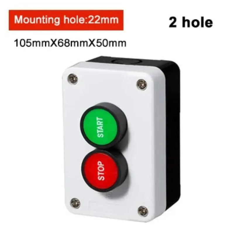 Arrow symbol indicates start and stop self-reset Momentary Waterproof button box switch emergency stop industrial control box - electrical center b2c