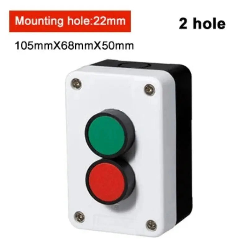Arrow symbol indicates start and stop self-reset Momentary Waterproof button box switch emergency stop industrial control box - electrical center b2c