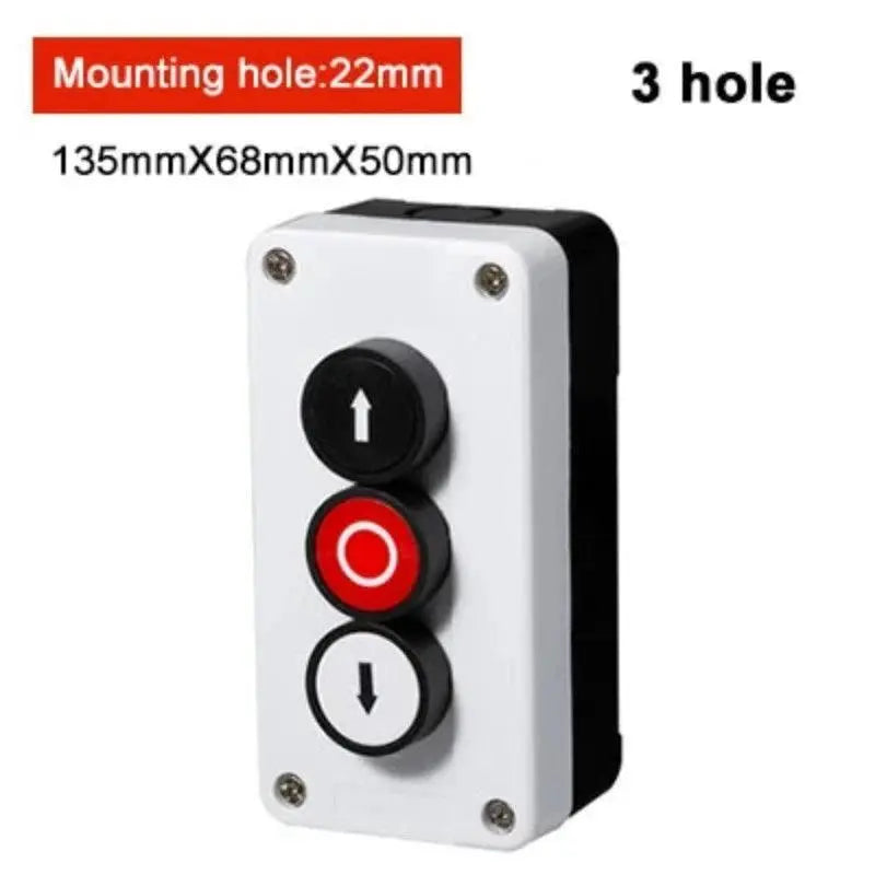 Arrow symbol indicates start and stop self-reset Momentary Waterproof button box switch emergency stop industrial control box - electrical center b2c