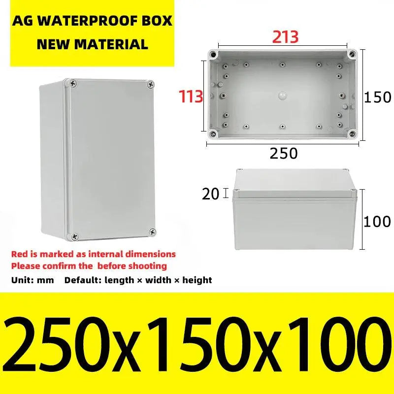 Big Size Outdoor Waterproof Case Enclosure Plastic Box Electronic Project Case Waterproof Junction Box for Electronics - electrical center b2c