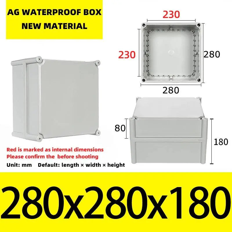Big Size Outdoor Waterproof Case Enclosure Plastic Box Electronic Project Case Waterproof Junction Box for Electronics - electrical center b2c