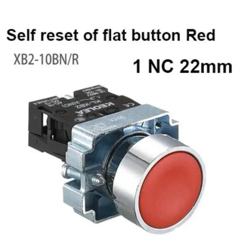 Button switch self reset XB2 small mushroom head emergency stop 22mm knob key start inching power on XB2-BS542 XB2-BA31 XB2-BA42 - electrical center b2c