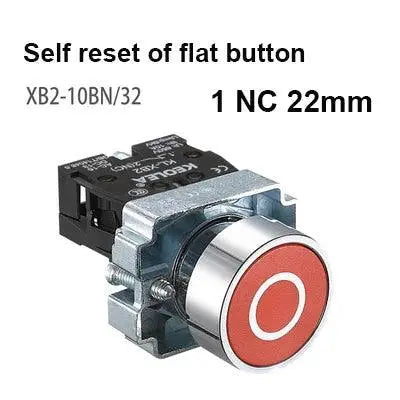 Button switch self reset XB2 small mushroom head emergency stop 22mm knob key start inching power on XB2-BS542 XB2-BA31 XB2-BA42 - electrical center b2c