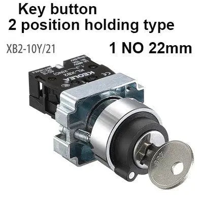 Button switch self reset XB2 small mushroom head emergency stop 22mm knob key start inching power on XB2-BS542 XB2-BA31 XB2-BA42 - electrical center b2c