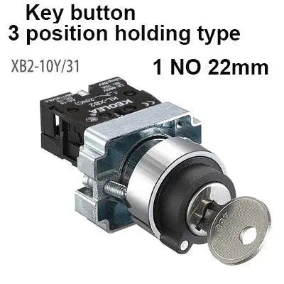 Button switch self reset XB2 small mushroom head emergency stop 22mm knob key start inching power on XB2-BS542 XB2-BA31 XB2-BA42 - electrical center b2c