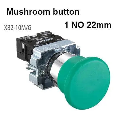Button switch self reset XB2 small mushroom head emergency stop 22mm knob key start inching power on XB2-BS542 XB2-BA31 XB2-BA42 - electrical center b2c