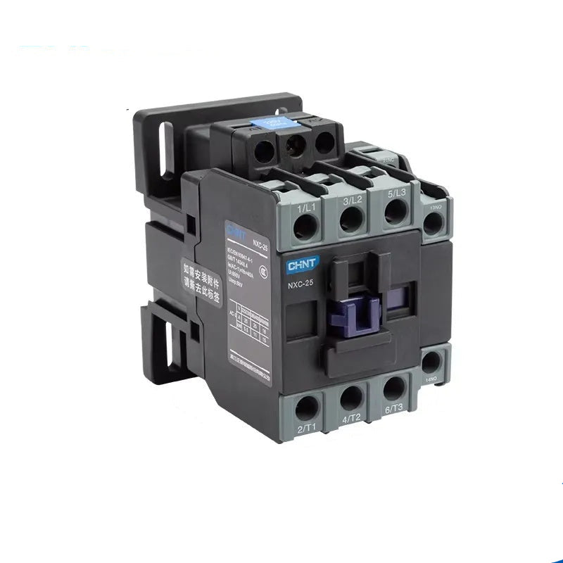 chint nxc contactor,kunlun nxc ac contactor,original chint magnetic contactorNXC-25 1NO+1NC 25A din rail contactor 