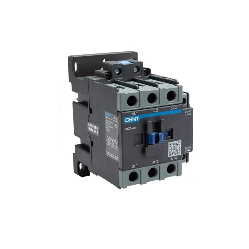 chint nxc contactor,kunlun nxc ac contactor,original chint magnetic contactor NXC-40 1NO+1NC 40A din rail contactor 