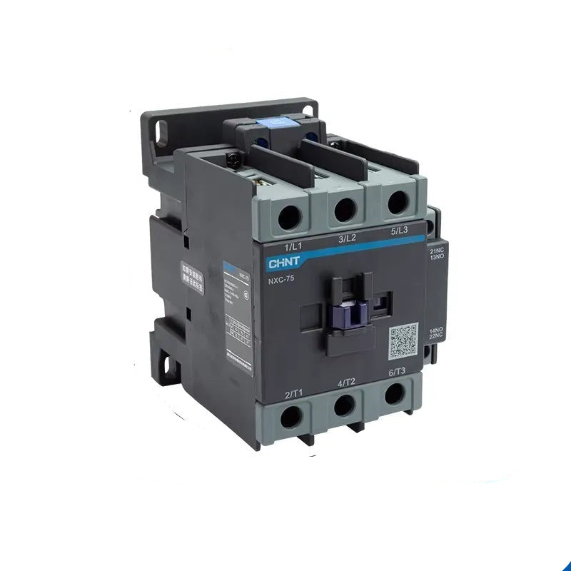 chint nxc contactor,kunlun nxc ac contactor,original chint magnetic contactor NXC-75 1NO+1NC 75A din rail contactor 