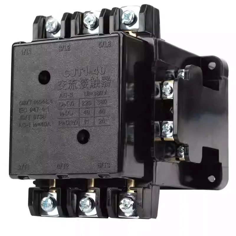 كونتاكتور تيار متردد CJT1 Series، من 10 أمبير إلى 150 أمبير، 2NC2NO