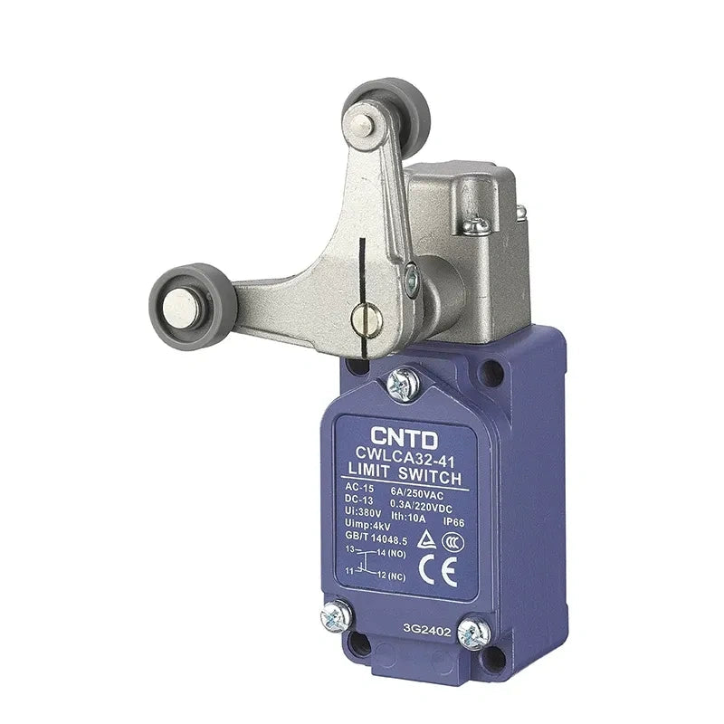 CNTD CWL Limit Switch, IP66 Limit Switch, CWLCA32-41 Roller Lever Switch ,6A 250VAC Aluminum Housing Switch 