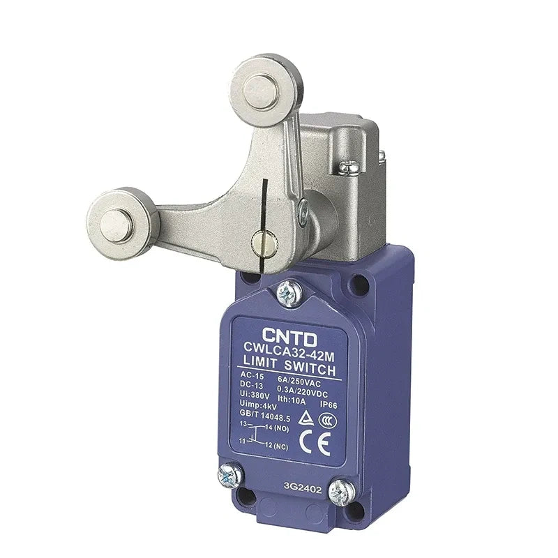 CNTD CWL Limit Switch, IP66 Limit Switch, CWLCA32-42M Roller Lever Switch ,6A 250VAC Aluminum Housing Switch 